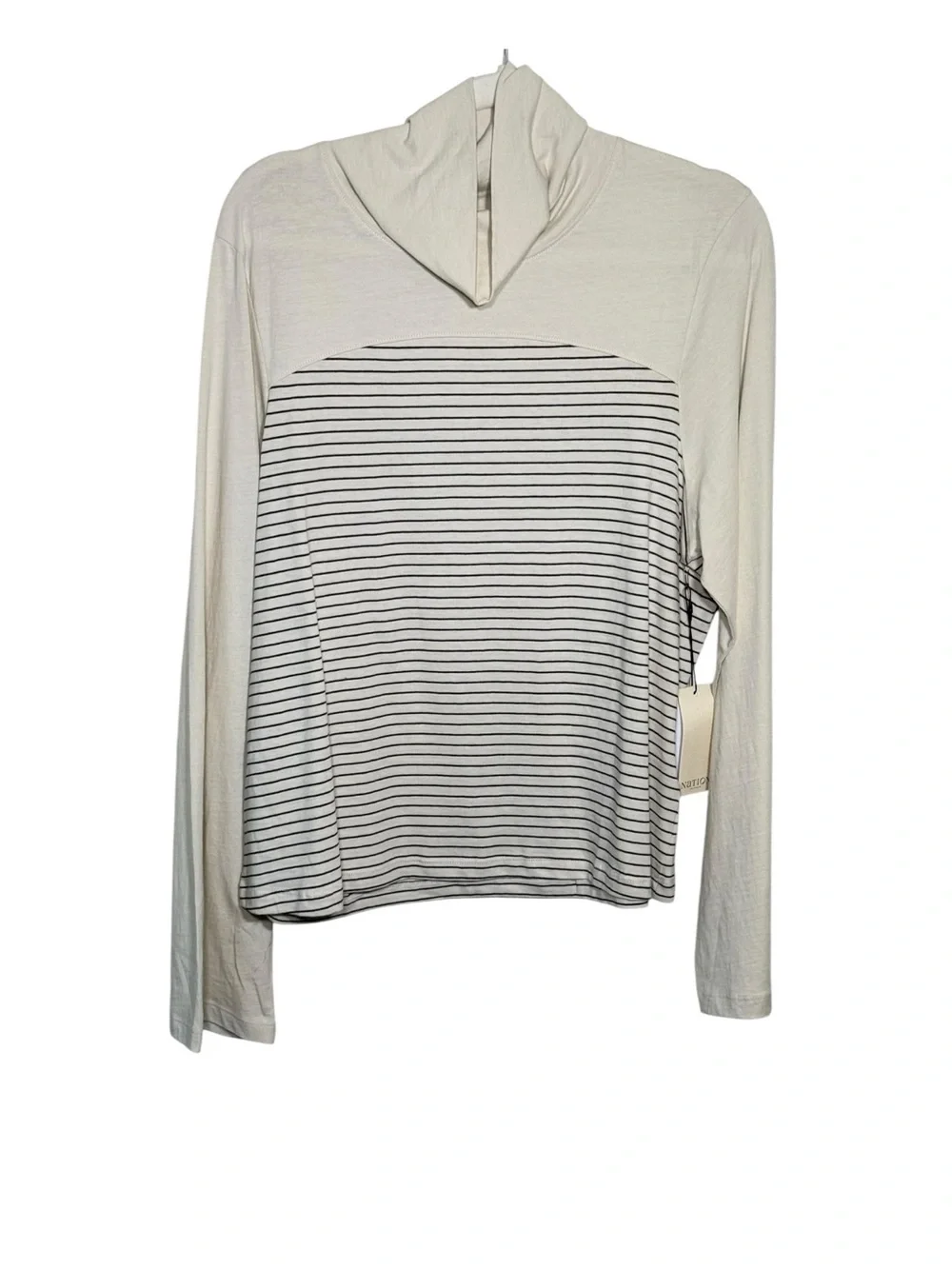 Nation Los Angeles Anthropologie striped mock neck long sleeve XXL